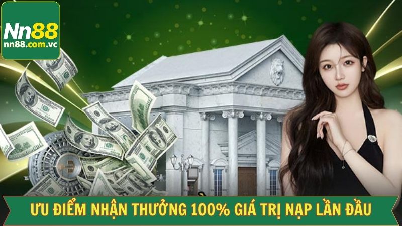 Thông tin chi tiết về ưu đãi đầu tiên khi nạp cược